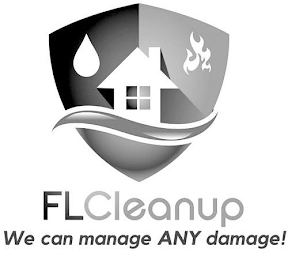 FLCLEANUP WE CAN MANAGE ANY DAMAGE logo