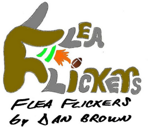 FLEA FLICKERS BY DAN BROWN logo