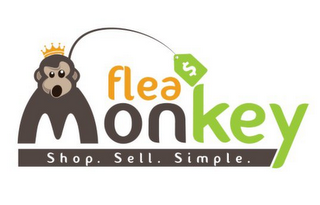 FLEA MONKEY SHOP. SELL. SIMPLE. logo