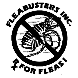 FLEABUSTERS INC. RX FOR FLEAS! logo