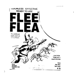 FLEE FLEA ODORLESS EFFECTIVE READY TO USE logo