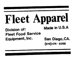 FLEET APPAREL logo
