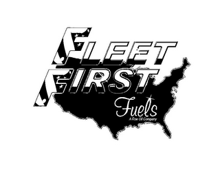 FLEET FIRST FUELS A ROE OIL COMPANY logo