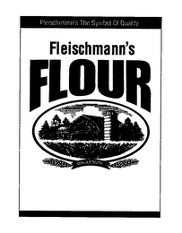 FLEISCHMANN'S FLOUR FLEISCHMANN'S THE SYMBOL OF QUALITY WHOLESOME logo