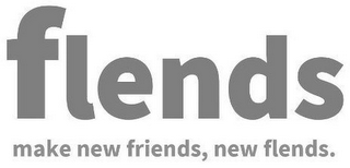 FLENDS MAKE NEW FRIENDS, NEW FLENDS. logo