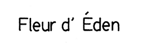 FLEUR D' EDEN logo