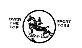 "FLEX-FAB" OVER THE TOP SPORT TOGS logo