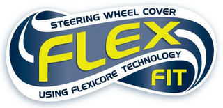 FLEX FIT STEERING WHEEL COVER USING FLEXICORE TECHNOLOGY logo
