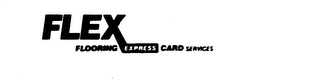FLEX FLOORING EXPRESS CARD SERVICES logo