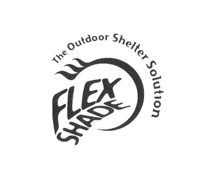 FLEX SHADE THE OUTDOOR SHELTER SOLUTION logo