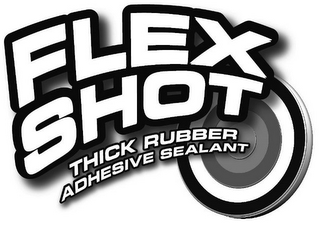 FLEX SHOT THICK RUBBER ADHESIVE SEALANT logo