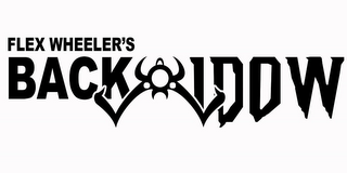 FLEX WHEELER'S BACK WIDOW logo