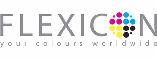 FLEXICON YOUR COLOURS WORLDWIDE logo