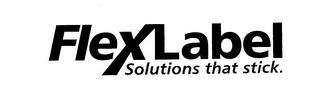 FLEXLABEL SOLUTIONS THAT STICK. logo