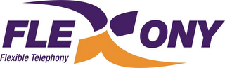 FLEXONY FLEXIBLE TELEPHONY logo