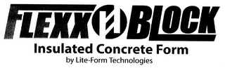 FLEXX BLOCK INSULATED CONCRETE FORM BY LITE-FORM TECHNOLOGIES logo