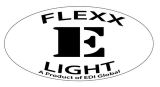 FLEXX E LIGHT A PRODUCT OF EDI GLOBAL logo