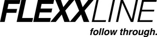 FLEXXLINE FOLLOW THROUGH. logo