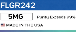 FLGR242 5MG PURITY EXCEEDS 99% MADE IN THE USA logo