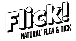 FLICK! NATURAL FLEA & TICK logo