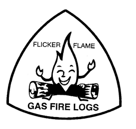 FLICKER FLAME GAS FIRE LOGS logo