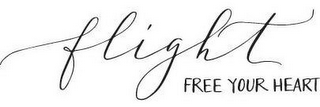 FLIGHT FREE YOUR HEART logo