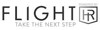 FLIGHT TAKE THE NEXT STEP POWERED BY HR logo