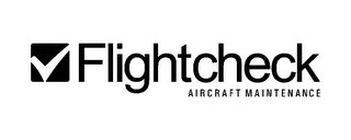 FLIGHTCHECK AIRCRAFT MAINTENANCE logo