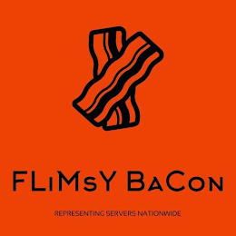 FLIMSY BACON REPRESENTING SERVERS NATIONWIDE logo