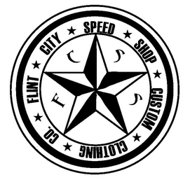 FLINT CITY SPEED SHOP CUSTOM CLOTHING CO. FCSS logo