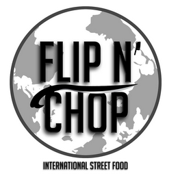 FLIP N' CHOP INTERNATIONAL STREET FOOD logo