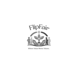 FLIPFAIR WHERE VALUE MEETS VALUES. logo