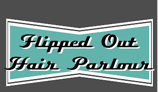 FLIPPED OUT HAIR PARLOUR logo