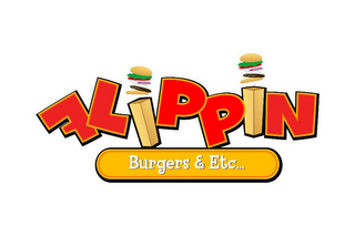 FLIPPIN BURGERS & ETC... logo
