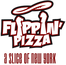 FLIPPIN' PIZZA A SLICE OF NEW YORK logo