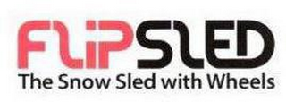 FLIPSLED THE SNOW SLED WITH WHEELS logo