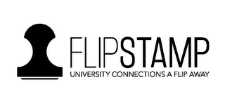 FLIPSTAMP UNIVERSITY CONNECTIONS A FLIP AWAY logo