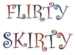 FLIRTY SKIRTY logo