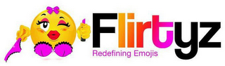 FLIRTYZ REDEFINING EMOJIS logo