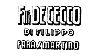 FLLI DE CECCO DI FILIPPO FARA S. MARTNO logo