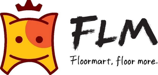 FLM FLOORMART, FLOOR MORE. logo