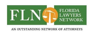 FLN FLORIDA LAWYERS NETWORK AN OUTSTANDING NETWORK OF ATTORNEYS logo