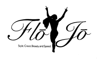 FLO JO STYLE, GRACE, BEAUTY, AND SPEED logo