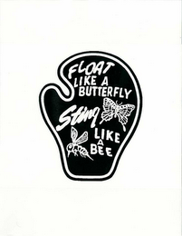 FLOAT LIKE A BUTTERFLY STING LIKE A BEE logo