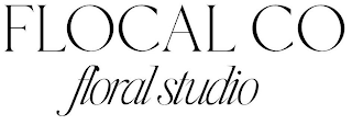 FLOCAL CO FLORAL STUDIO logo