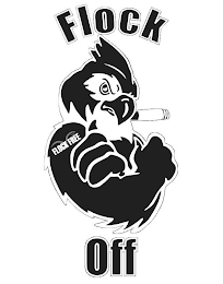 FLOCK OFF FLOCK FREE logo