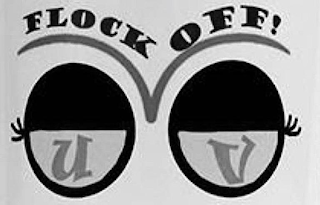 FLOCK OFF! UV logo
