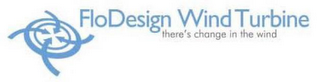 FLODESIGN WIND TURBINE THERE'S CHANGE IN THE WIND logo
