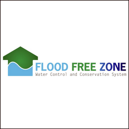 FLOOD FREE ZONE WATER CONTROL AND CONSERVATION SYSTEM logo