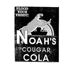 FLOOD YOUR THIRST! NOAH'S COUGAR COLA logo